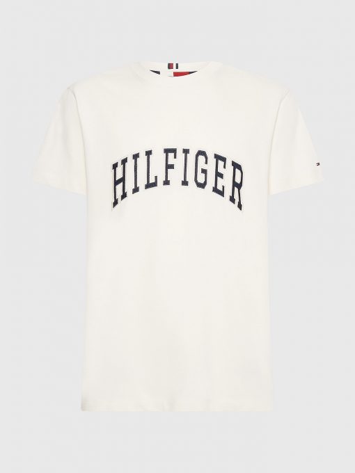 Tommy Hilfiger Arch Casual Logo Tee Ivory