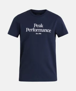 Peak Performance Junior Original Tee Blue Shadow