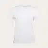 Knowledge Cotton Apparel Badge Short Sleeve T-shirt Bright White
