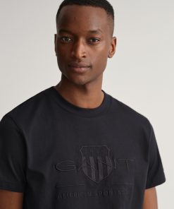 Gant Tonal Archive Shield T-shirt Black