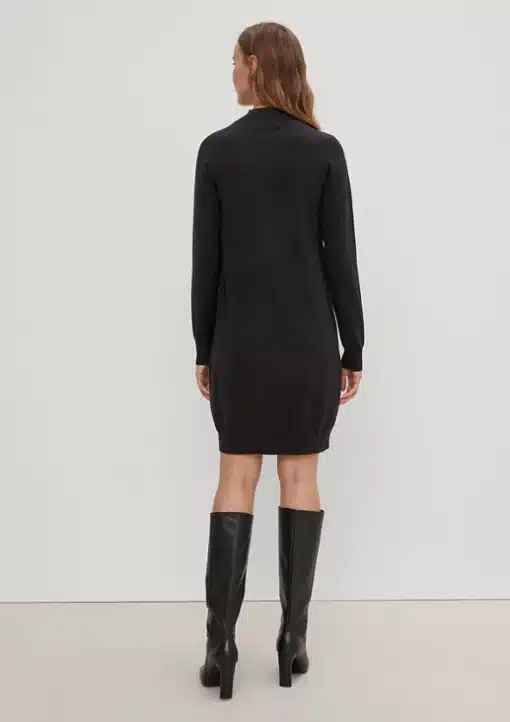 Comma, Fine Knit Dress Black