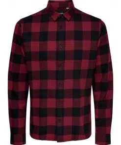 Only & Sons Gudmund Checked Shirt Purple