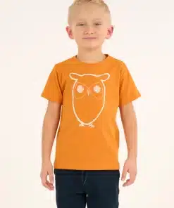 Knowledge Cotton Apparel Big Owl T-shirt Desert Sun