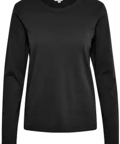 Part Two Refia Long Sleeve T-shirt Black
