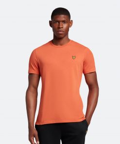Lyle & Scott Plain T-shirt Victory Orange