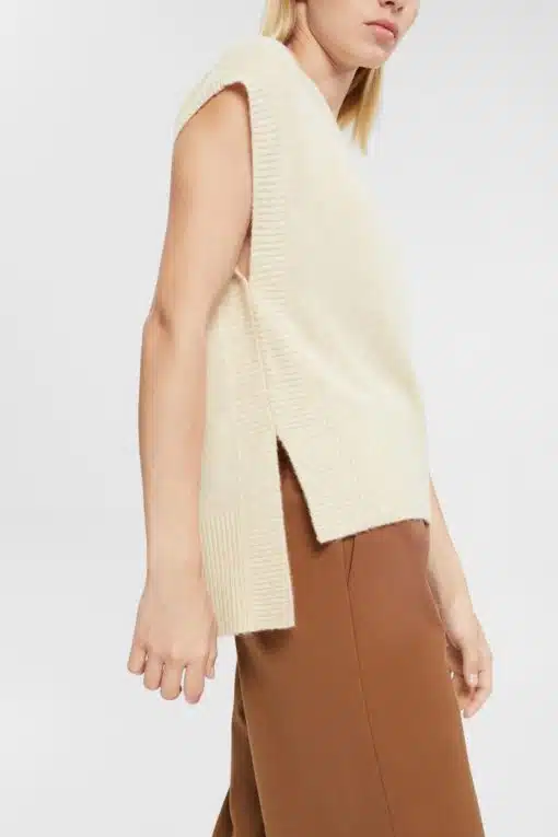 Esprit Knitted Vest Ice