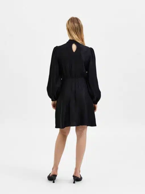 Selected Femme Madina Short Dress Black