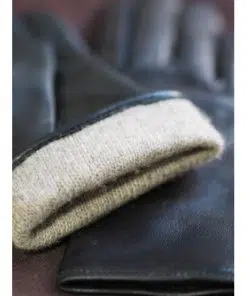 Sauso Kiia Touchscreen Leather Gloves Black
