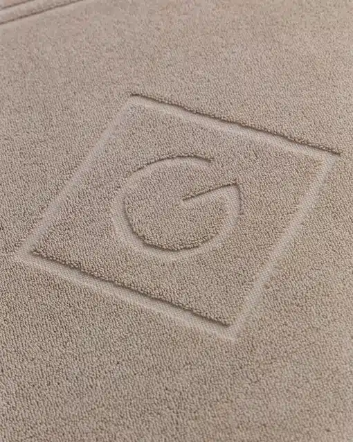 Gant Home G Shower Mat Silver Sand