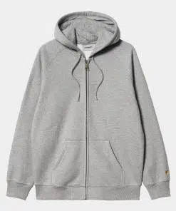 Carhartt Hooded Chase Sweat Grey/Gold