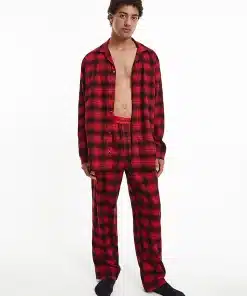 Calvin Klein Flannel Pyjama Set CK Shadow Plaid