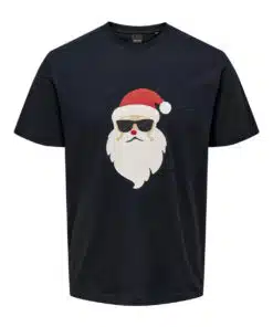 Only & Sons Christmas Tee Black