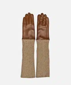 RE:DESIGNED Adda Leather Gloves Cognac
