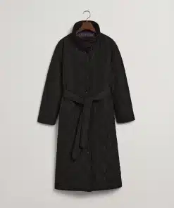 Gant Woman Quilted Coat Black