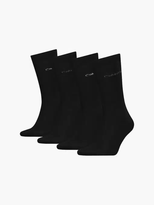 Calvin Klein 4-Pack Socks Black