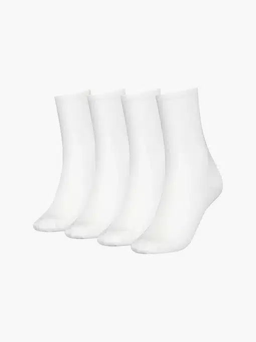 Calvin Klein 4 Pack Crew Socks Gift Set White