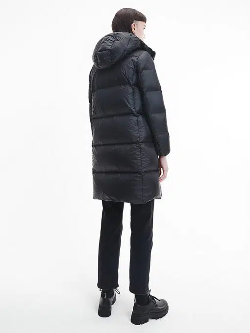 Calvin Klein Down Long Puffer Coat Black