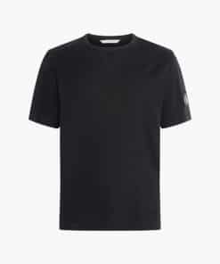 Calvin Klein Monologo Sleeve Badge T-shirt Black