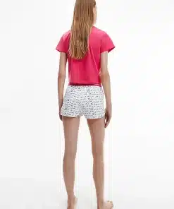 Calvin Klein Short Pyjama Set Pink/White