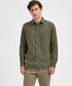 Selected Homme Robin Shirt Deep Lichen Green
