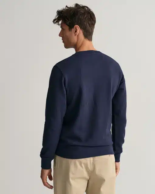 Gant Banner Shield C-Neck Sweater Evening Blue