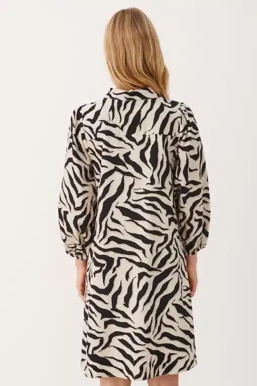 Part Two Eleina Dress Zebra Print