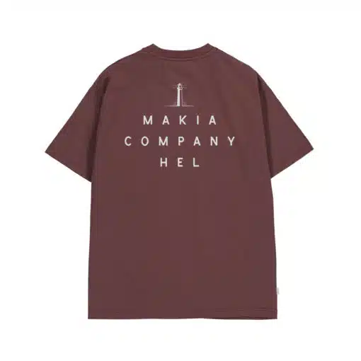 Makia Valo T-shirt Red Mahogany