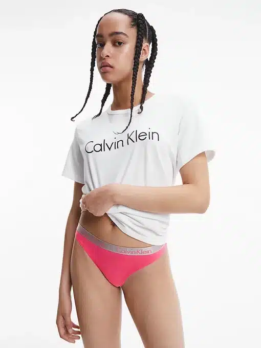 Calvin Klein 3-Pack Thong Radiant Cotton Pink Splendor/Briar Rose/Black