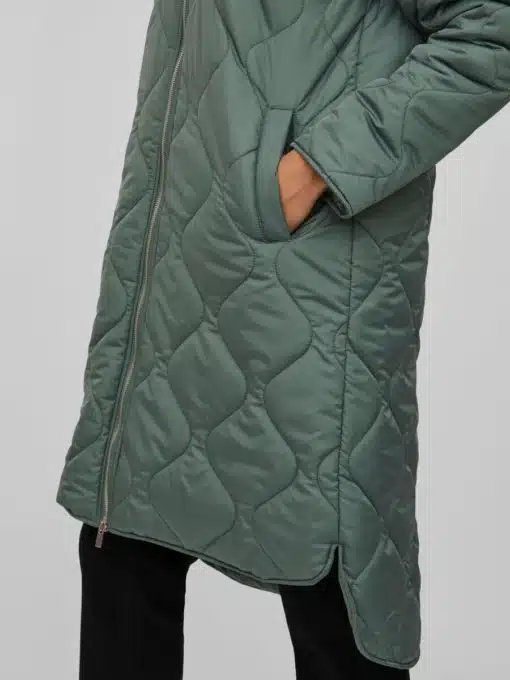 Vila Manon Quilted Jacket Duck Green