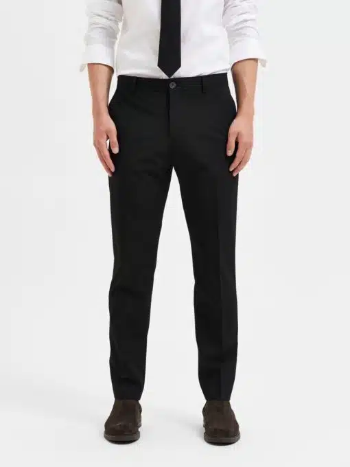 Selected Homme Liam Trousers Black