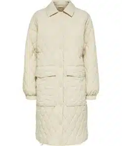 Selected Femme Mia Quilted Coat Sandshell