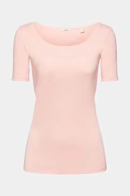 Esprit Logo T-shirt Pink