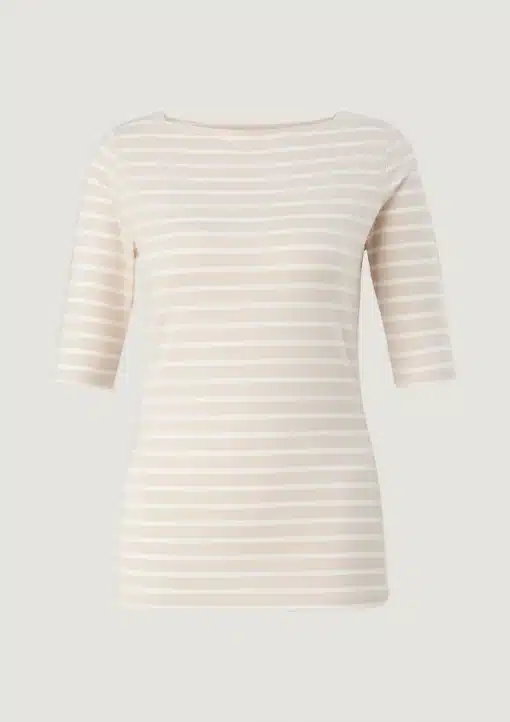 Comma, Striped T-shirt Beige