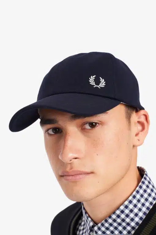 Fred Perry Pique Classic Cap Navy