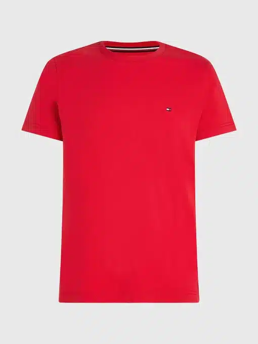 Tommy Hilfiger Stretch Slim Fit Tee Primary Red