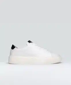 Sneaky Steve Starlight Leather Shoe White/Black