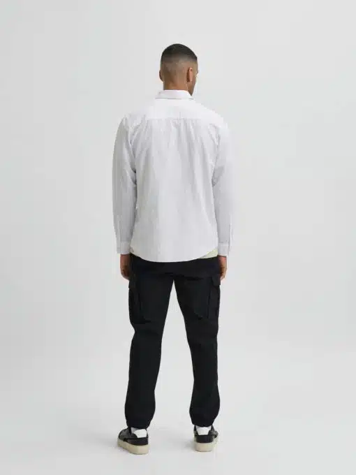 Selected Homme New Linen Shirt White
