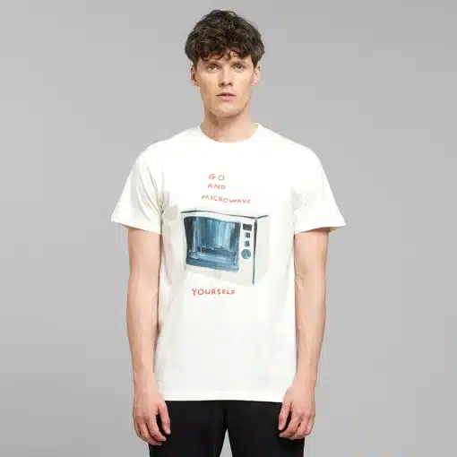 Dedicated T-shirt Stockholm Shrigley Microwave Off White
