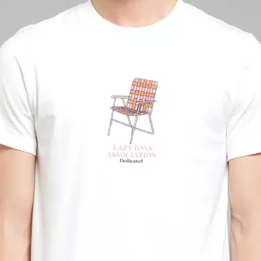 Dedicated T-shirt Stockholm Lawn Chair White