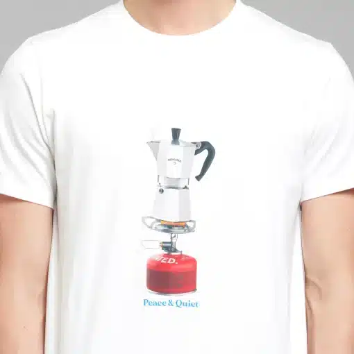 Dedicated T-shirt Stockholm Boiling Coffee White