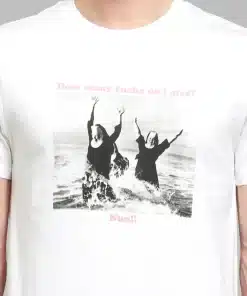 Dedicated T-shirt Stockholm Give Nun White