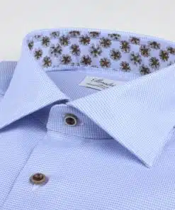 Stenströms Light blue Contrast Twill Shirt
