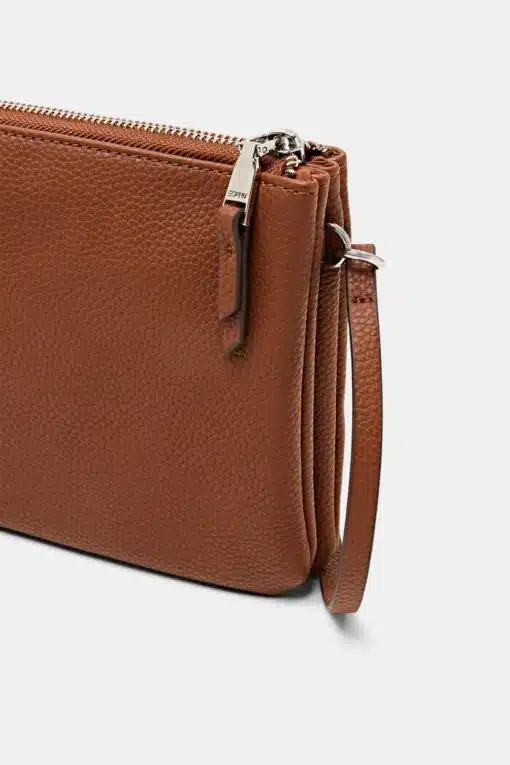 Esprit Small Shoulder Bag Rust Brown