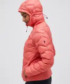 Peak Performance Helium Down Hood Jacket Women Hap Pink