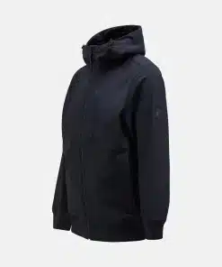 Peak Performance Softshell Hood Jacket Men Black - Aukia