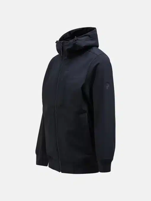 Peak Performance Softshell Hood Jacket Men Black