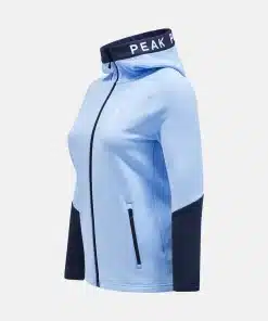Peak Performance Rider Zip Hood Women Amity Blue/Blue Shadow