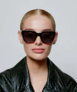 A.Kjaerbede Nancy Sunglasses Black Demi Tortoise