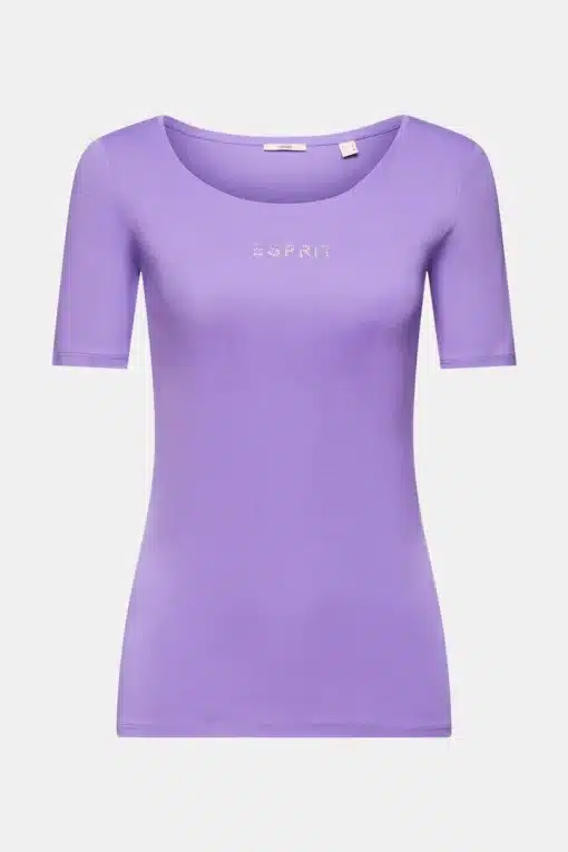 Esprit Logo T-shirt Purple