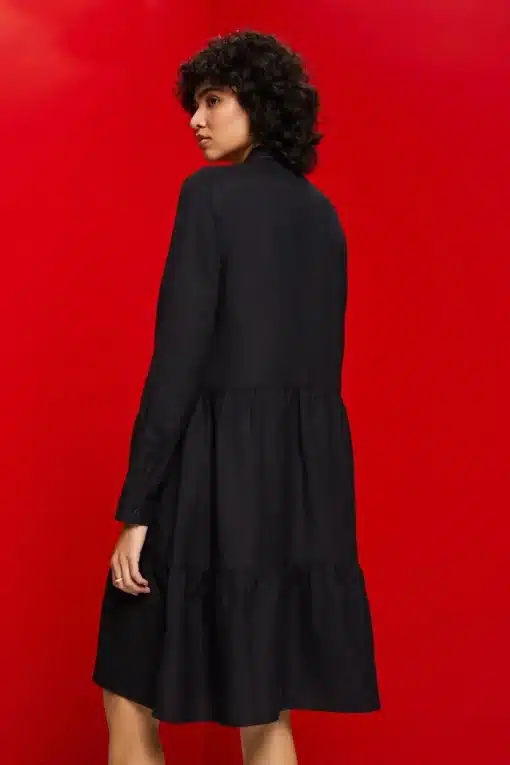 Esprit Linen Dress Black